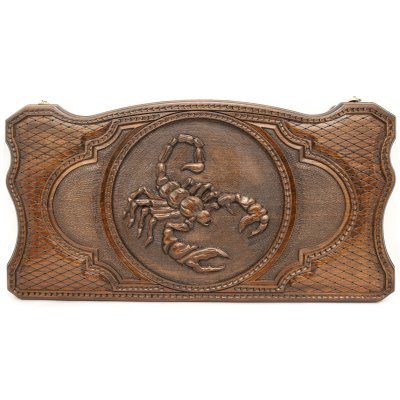 Нарды резные Скорпион 2, Si...