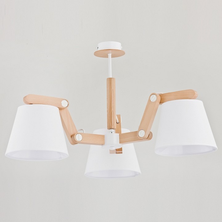 Фото Люстра на штанге ADILUX Joga White 23973 ADL_23973 - интернет-магазин МегаТерем в Москве