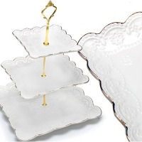 Конфетница трехярусная LORAINE (26514) Конфетница трехярусная LORAINE (26514)