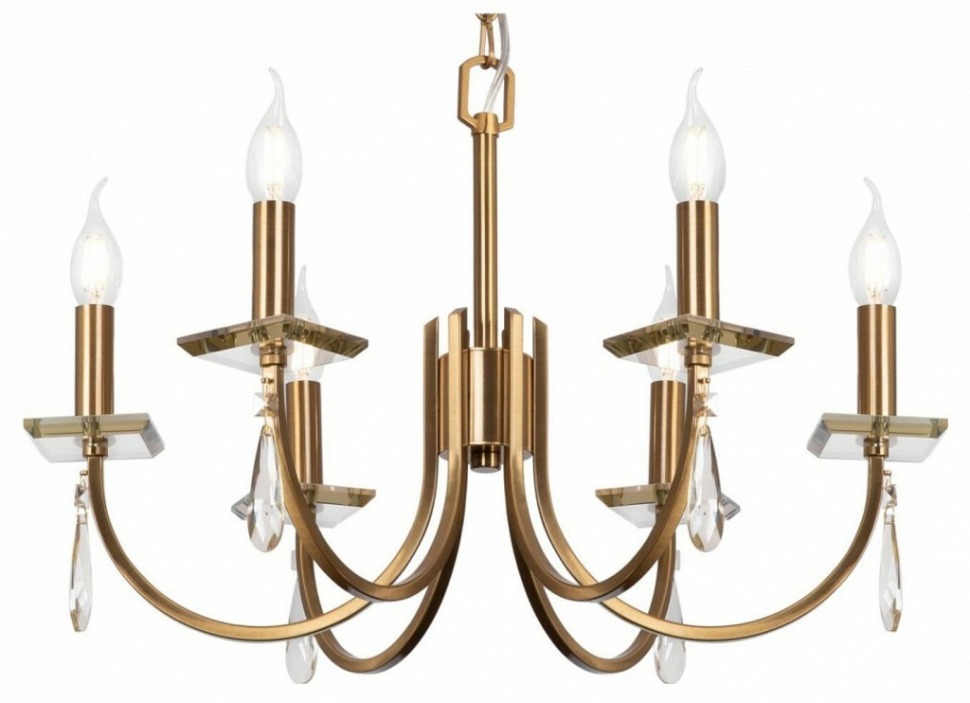 Фото Подвесная люстра Freya Forte FR1006PL-06G MY_FR1006PL-06G - интернет-магазин МегаТерем в Москве