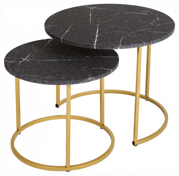 Фото Набор из 2 столов журнальных МеталлАрт М001 ML_4673750200646 - интернет-магазин МегаТерем в Москве