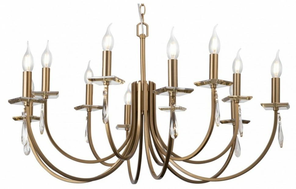 Фото Подвесная люстра Freya Forte FR1006PL-12G MY_FR1006PL-12G - интернет-магазин МегаТерем в Москве