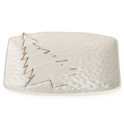 Блюдо сервировочное "новогоднее" 19,1*15,6*2,8 см Lefard (146-2187)