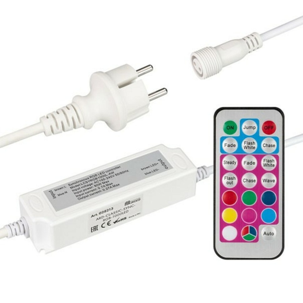 Фото Контроллер-регулятор цвета RGB с пультом ДУ Arlight Ard Classic Sync 28213 ARLT_028213 - интернет-магазин МегаТерем в Москве