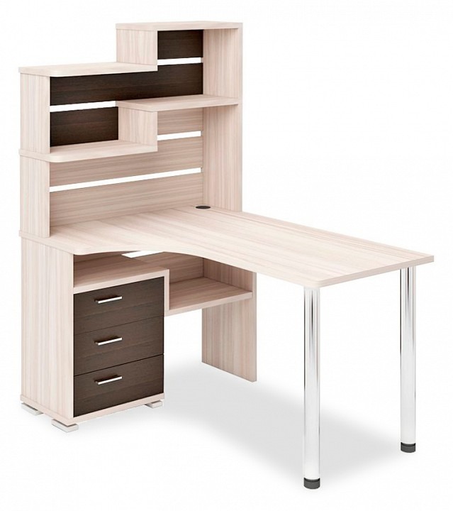 Фото Стол компьютерный Домино СР-132-150 КВ-ЛЕВ MER_SR-132-150_KV-LEV - интернет-магазин МегаТерем в Москве