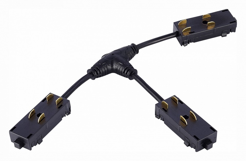 Фото Соединитель T-образный для треков ST-Luce SKYLINE 220 ST015.422.19 - интернет-магазин МегаТерем в Москве