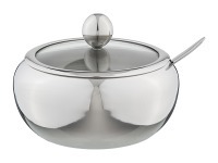 Сахарница agness с ложкой 560 мл диаметр=11 см высота=10 см (912-020) 
