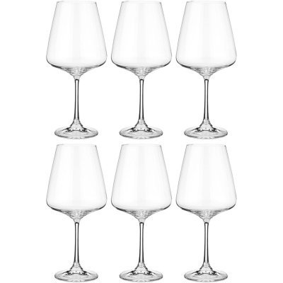 Набор бокалов для вина из 6 шт. "naomi / corvus" 570 мл. Crystal Bohemia (669-257)