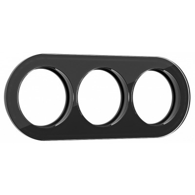 Рамка на 3 поста Werkel чер...