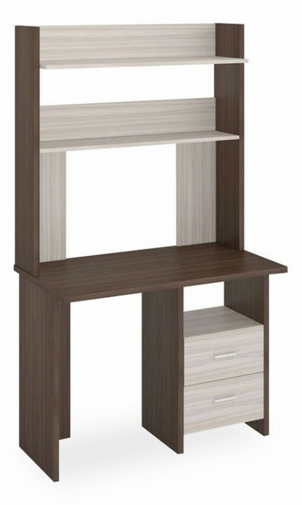 Фото Стол компьютерный Домино Lite СКЛ-Прям100+НКЛХ-100 ШК MER_SKL-Pryam100-NKLH-100_SHK - интернет-магазин МегаТерем в Москве