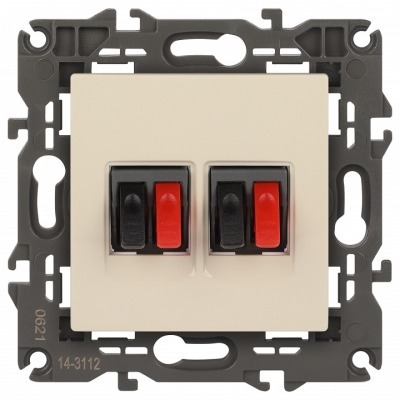 Розетка акустическая без рамки Эра Эра Elegance 14-3112-02 ER_B0034327