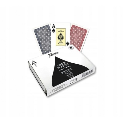 Карты "Fournier №2826 (2 Jumbo Index) - Bridge Twin plastik case" (47038)