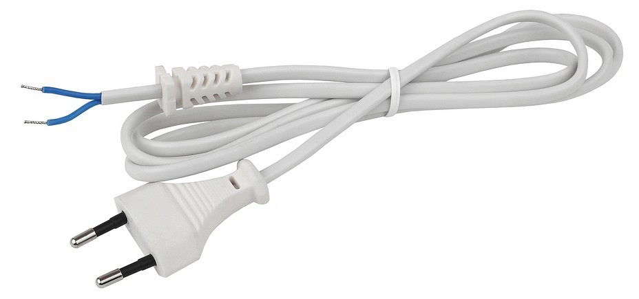 Фото Провод электрический Эра  UX-ШВВП-1,8m-W ER_B0044069 - интернет-магазин МегаТерем в Москве