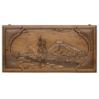 Нарды резные "Долина Арарата" 60, Haleyan (28449)