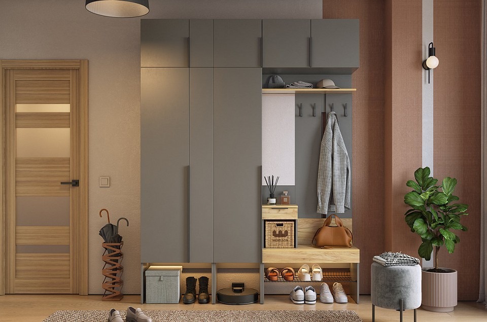 Фото Стенка для прихожей Баско К9 MBS_PK09Basko-3319 - интернет-магазин МегаТерем в Москве