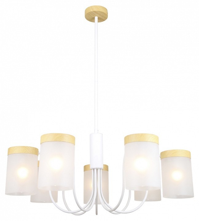 Фото Люстра на штанге Escada Harmony 1172/7P White ESC_1172_7P_White - интернет-магазин МегаТерем в Москве