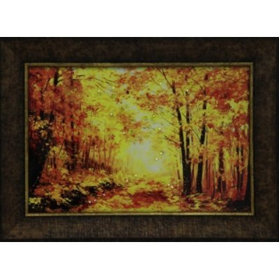 Картина Золотая пора с кристаллами Swarovski (1693)