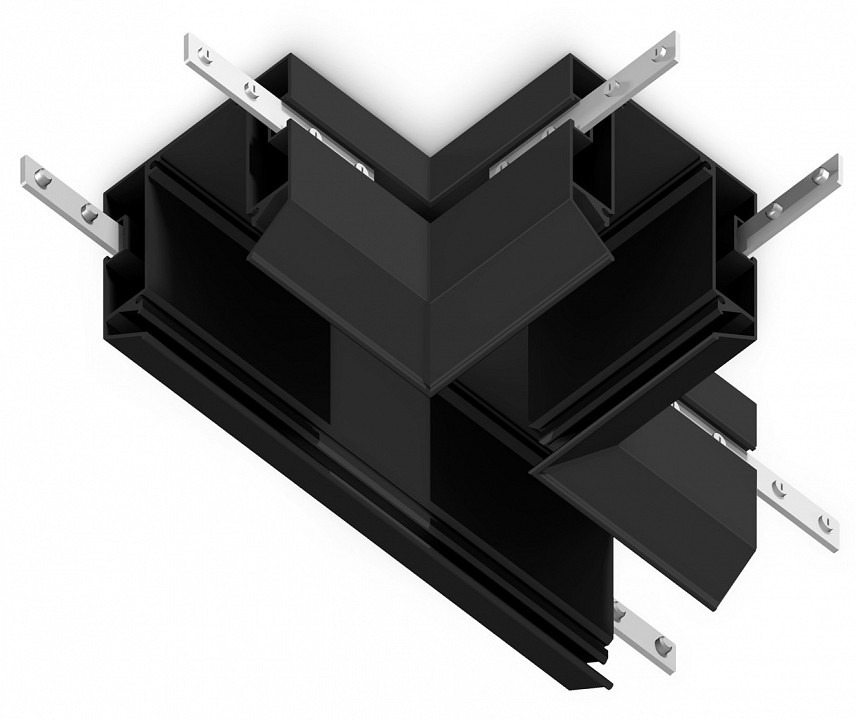 Фото Соединитель T-образный для треков встраиваемых Ambrella Light GL GL1044 AMBR_GL1044 - интернет-магазин МегаТерем в Москве