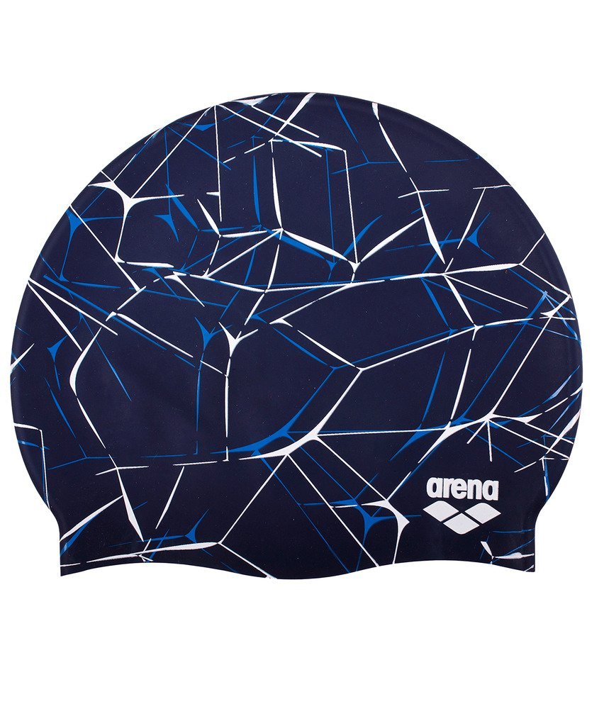 Фото Шапочка для плавания Print 2 Water navy, силикон, 1E368 708 (422440) - интернет-магазин МегаТерем в Москве