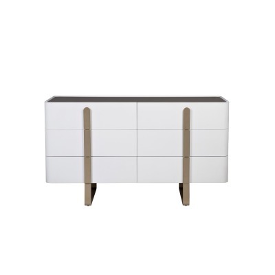 Комод светлый с металл. кар...