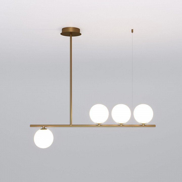 Фото Светильник на штанге Eurosvet Fredo 70136/4 латунь EV_a061532 - интернет-магазин МегаТерем в Москве