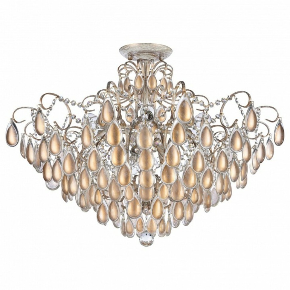 Фото Люстра на штанге Freya Chabrol FR2302-CL-09-WG MY_FR2302-CL-09-WG - интернет-магазин МегаТерем в Москве