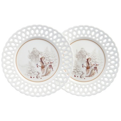 Набор тарелок закусочных lefard "морозко" 20,5 см (441-048) 