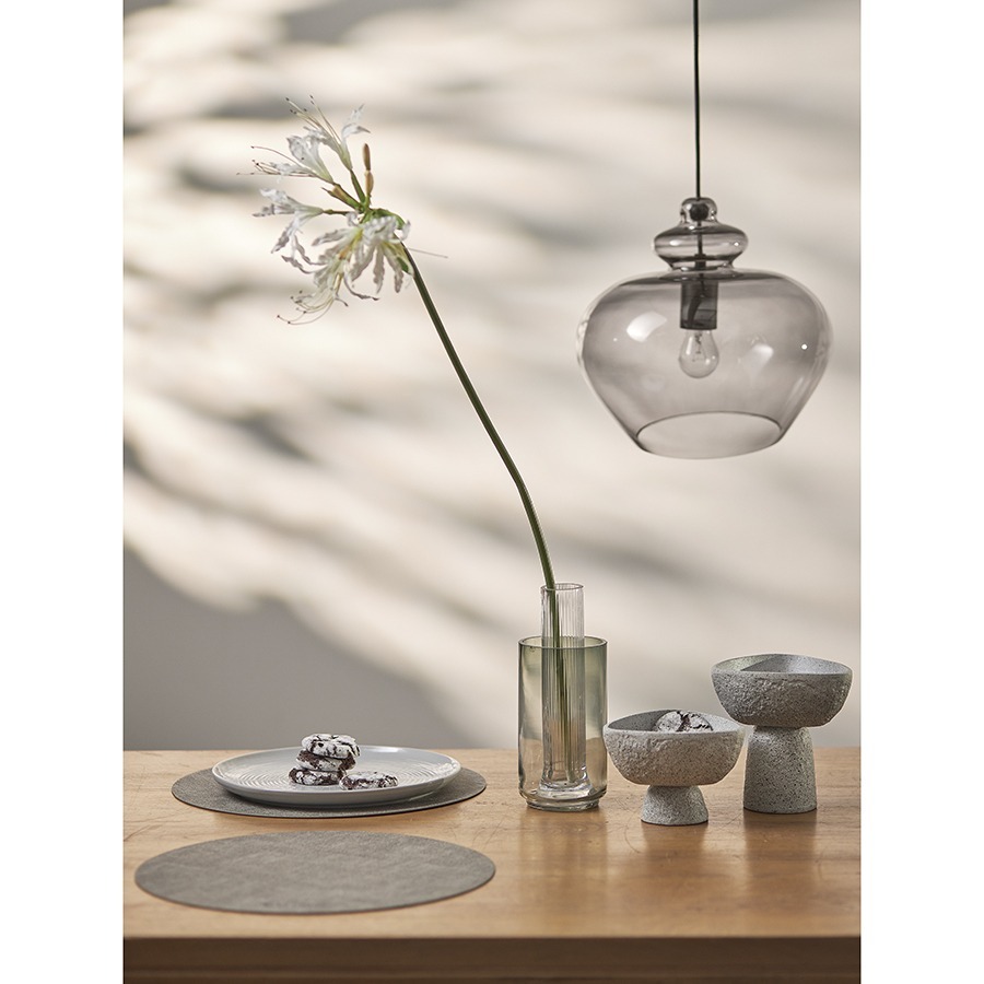 Фото Набор из 4-х сервировочных салфеток leanera, D35 см, серые (76987) - интернет-магазин МегаТерем в Москве