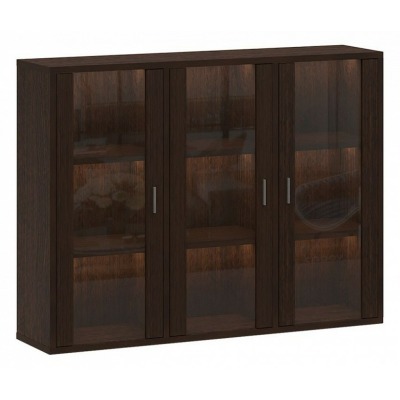 Тумба-витрина Домино СУ(ш3в1)+3ФС MER_SUsh3v1-3FS-V-venge