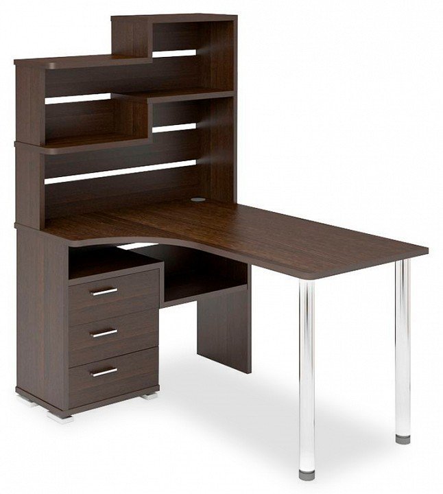 Фото Стол компьютерный Домино СР-132-140 MER_SR-132-140-V-LEV - интернет-магазин МегаТерем в Москве