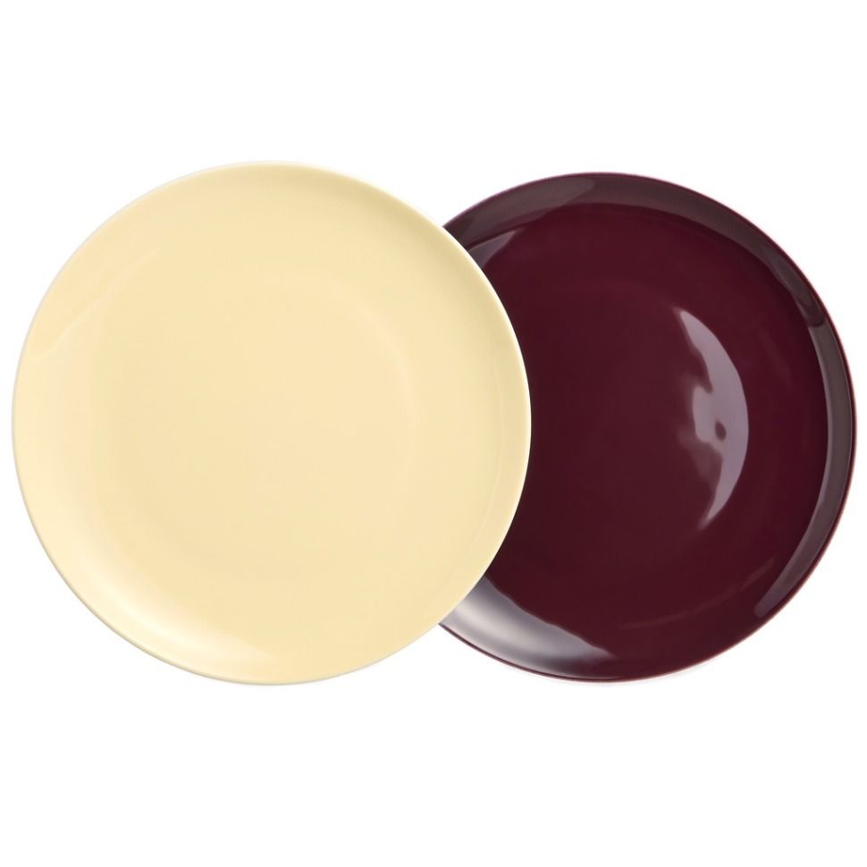 Фото Набор тарелок закусочных  lefard tet-a-tet 2 шт. 20,5 см (416-107)  - интернет-магазин МегаТерем в Москве