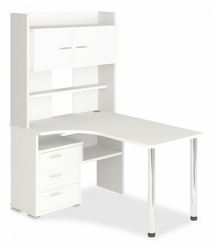 Фото Стол компьютерный Домино СР-133-130 MER_SR-133-BE-LEV - интернет-магазин МегаТерем в Москве