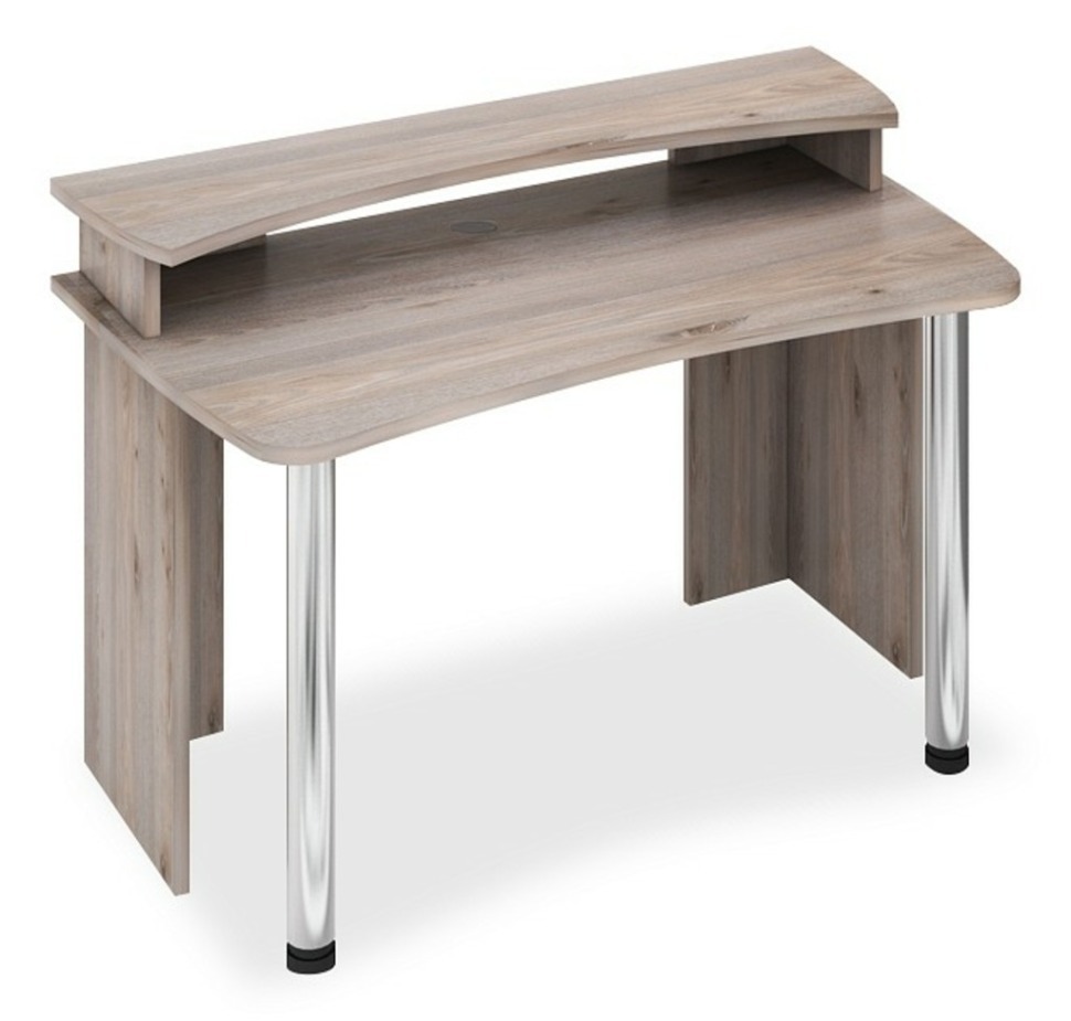 Фото Стол компьютерный Домино Лайт СКЛ-Софт140+НКИЛ140 MER_SKL-Soft140-NKIL140_N - интернет-магазин МегаТерем в Москве