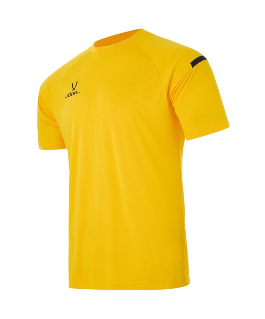 Фото Футболка тренировочная JÖGEL CAMP 2 Training Poly Tee, желтый/черный (2121611) - интернет-магазин МегаТерем в Москве