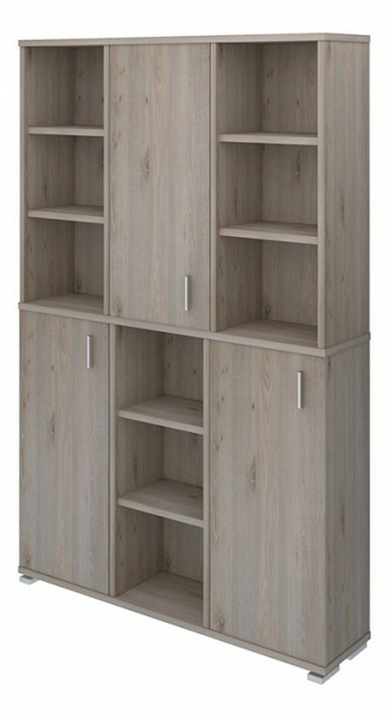 Фото Шкаф книжный Домино нельсон ПУ-40-3 MER_PU-40-3_N - интернет-магазин МегаТерем в Москве