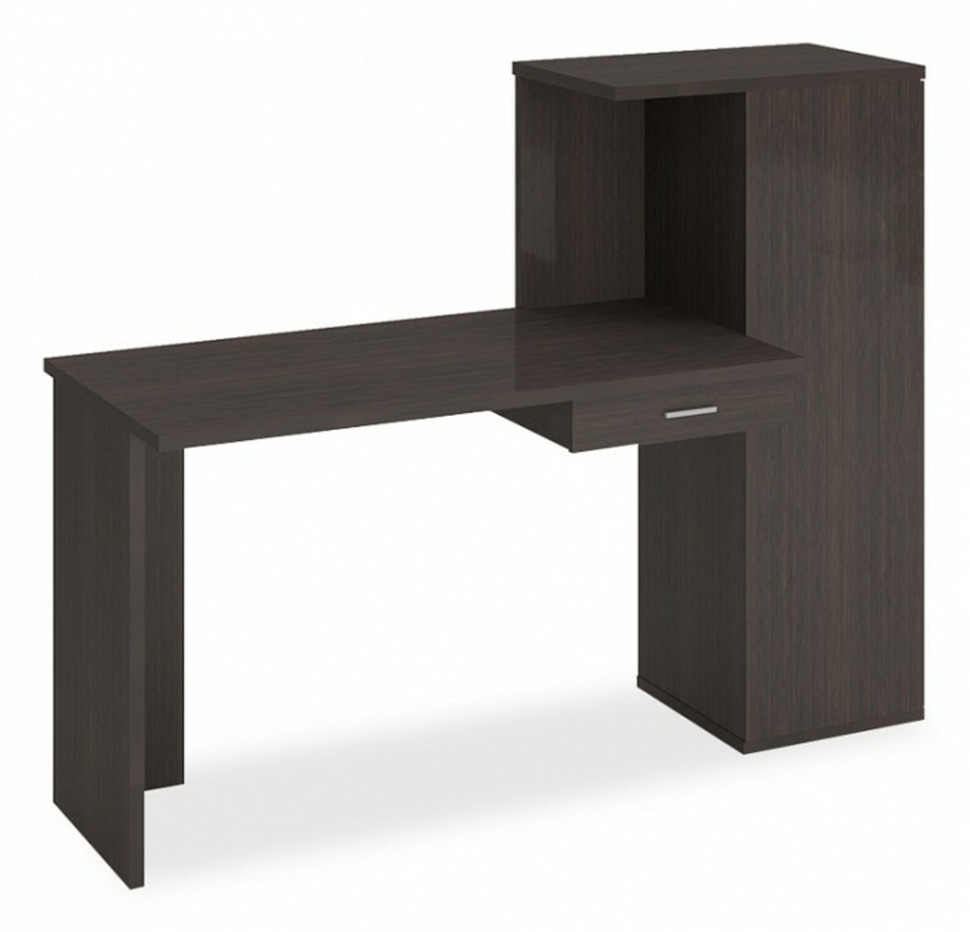 Фото Стол письменный Домино Lite СКЛ-ПРЯМ120+ШК MER_SKL-PRYAM120-SHK-V - интернет-магазин МегаТерем в Москве