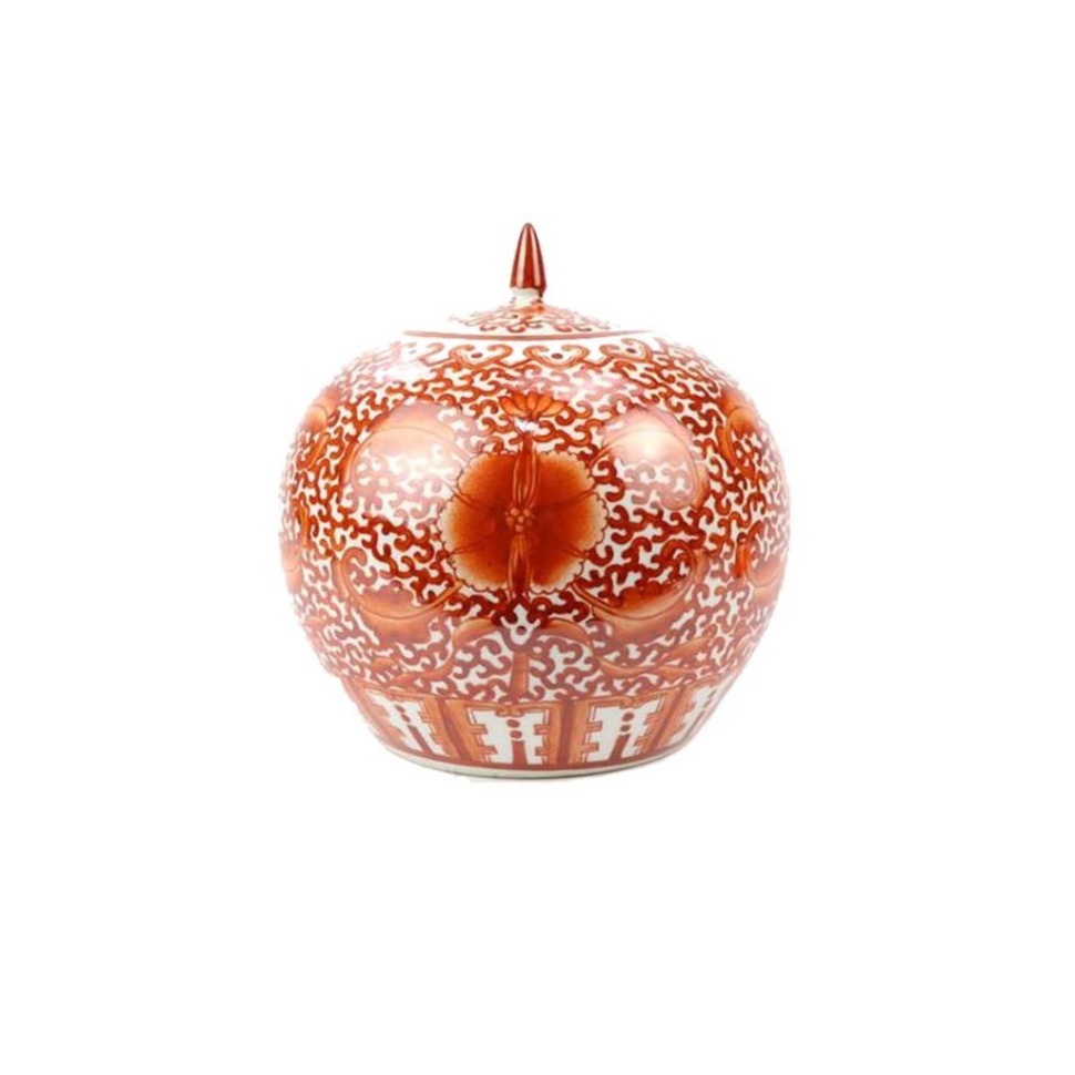 Фото Ваза RZIH09, фарфор, Red, ROOMERS FURNITURE - интернет-магазин МегаТерем в Москве