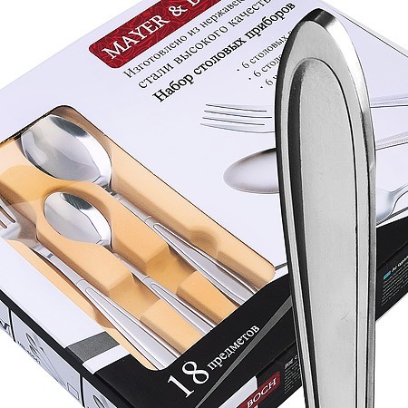 Фото Набор столовых приборов на 6 персон 18 предметов (40543) - интернет-магазин МегаТерем в Москве