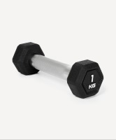 Гантель гексагональная Starfit DB-301PRO 1 кг, обрезиненная, черный (2115105)