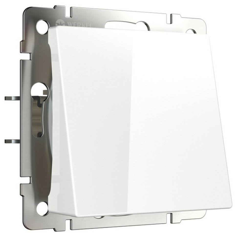 Фото Розетка для вывода кабеля без рамки Werkel белый W1150201 WRK_a051119 - интернет-магазин МегаТерем в Москве