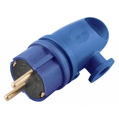 Вилка угловая с заземлением...