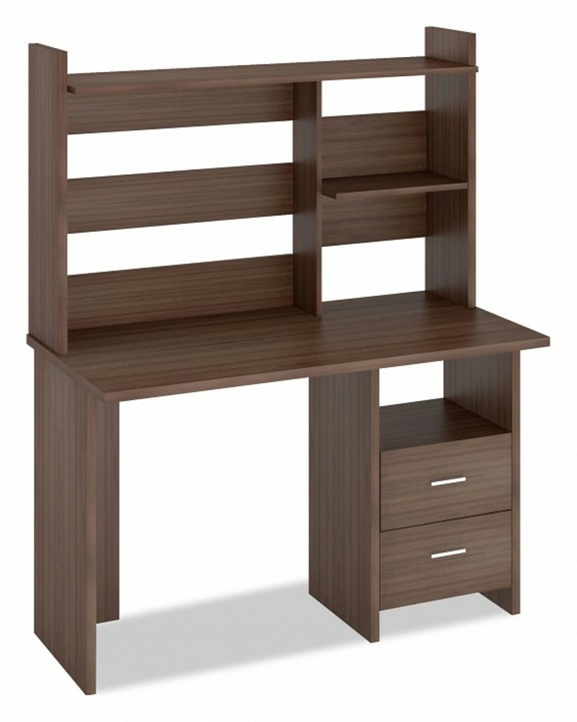 Фото Стол компьютерный Домино Лайт СКЛ-Прям120+НКЛ-120 MER_SKL-Pryam120_NKL-120_SH - интернет-магазин МегаТерем в Москве