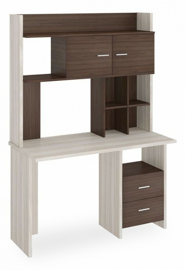 Фото Стол компьютерный Домино Lite СКЛ-Прям120+НКЛХ-120 КШ MER_SKL-Pryam120-NKLH-120_KSH - интернет-магазин МегаТерем в Москве