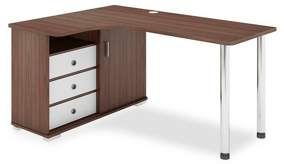 Фото Стол письменный СР-165СМ MER_SR-165SM_SHBESH-LEV - интернет-магазин МегаТерем в Москве