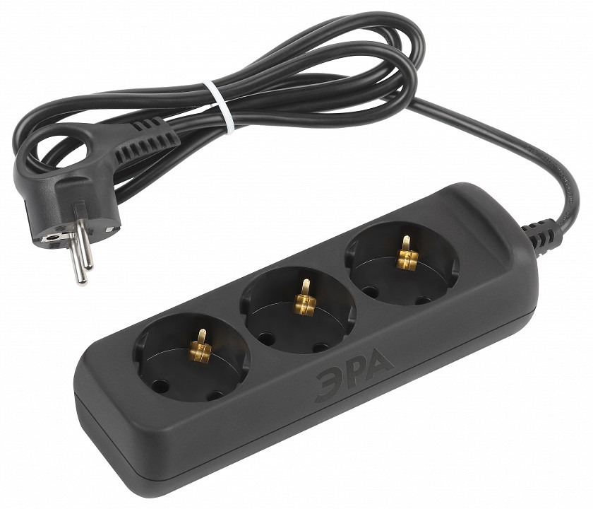 Фото Удлинитель Эра  UX-3e-1,5m-B ER_B0057721 - интернет-магазин МегаТерем в Москве