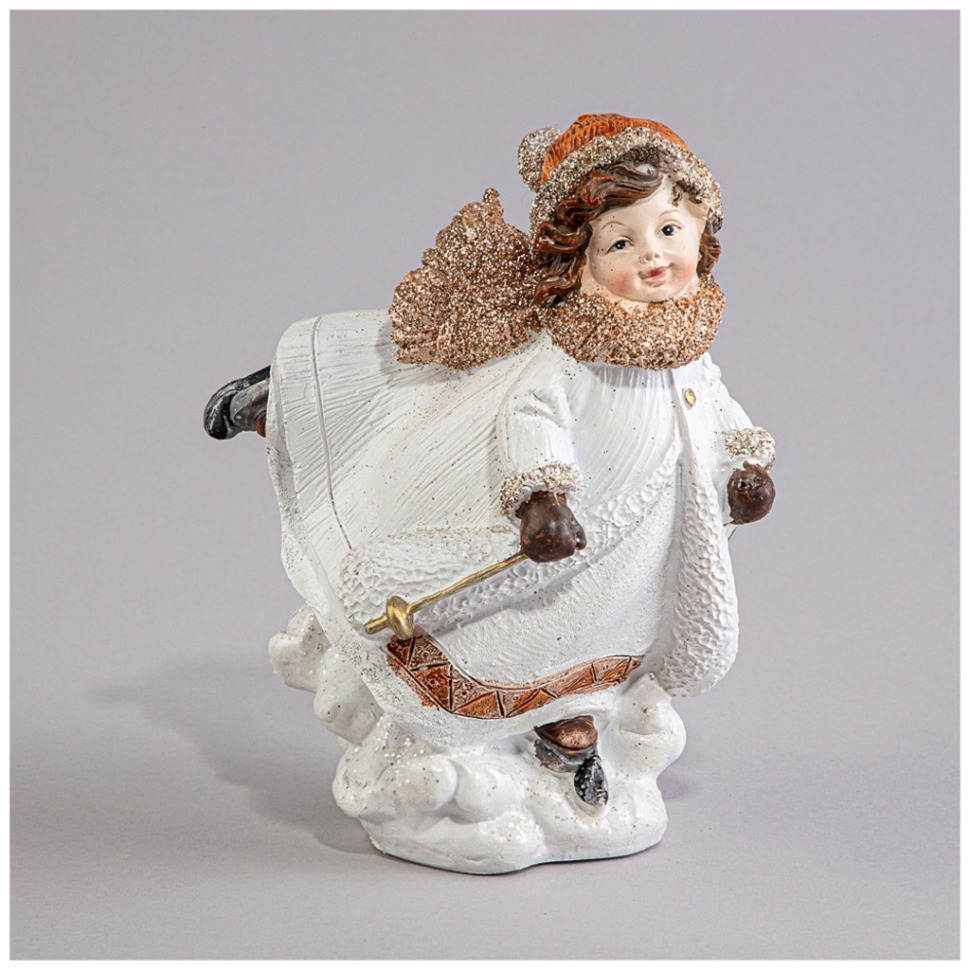 Фото Статуэтка ангел 11,5х10х14,5 см Lefard (121-135) - интернет-магазин МегаТерем в Москве