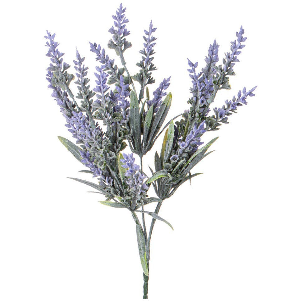 Фото Ветка искусственная лаванда  10*25*16см Lefard (268-124) - интернет-магазин МегаТерем в Москве