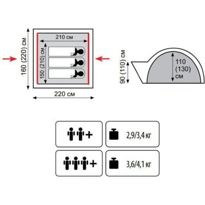 Палатка Tramp Lite Wonder 3...
