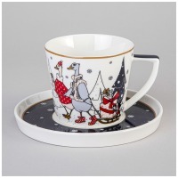 Чайная пара lefard "family christmas" 250 мл (425-129) 