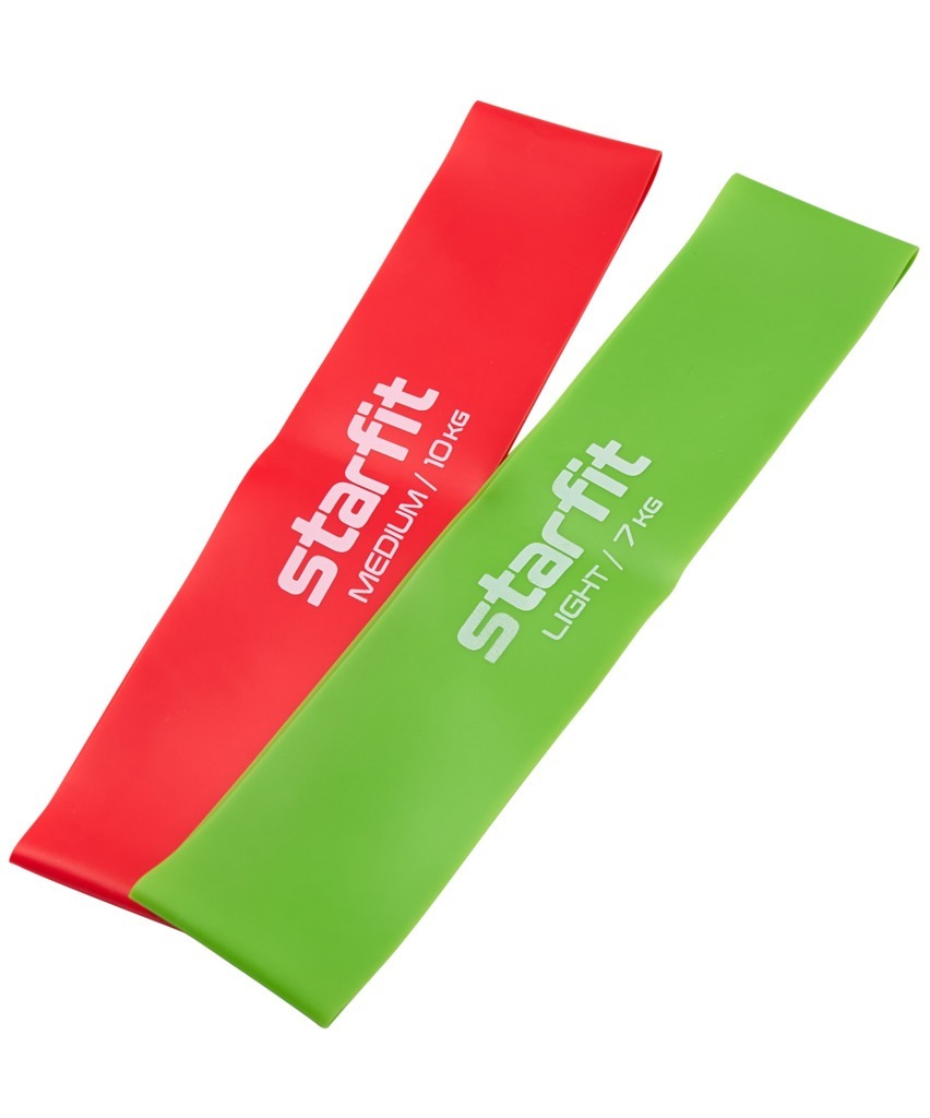 Фото Мини-эспандеры STARFIT ES-206, малиновый/лаймовый, 2 шт (2103998) - интернет-магазин МегаТерем в Москве
